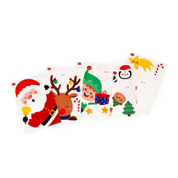 Legami CHRISTMAS Set van 35 statische Raamstickers, Kerstmis