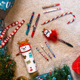 Legami CHRISTMAS Set van 5 mini Erasable Gel Pennen, Dream Peaks