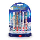 Legami CHRISTMAS Set van 5 mini Erasable Gel Pennen, Dream Peaks