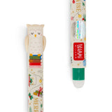 Legami CHRISTMAS Set van 5 mini Erasable Gel Pennen, Dream Peaks