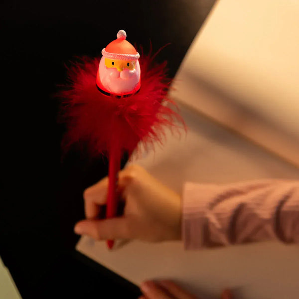 Legami CHRISTMAS - WRITING IS MAGIC Balpen met lichtje, Kerstman