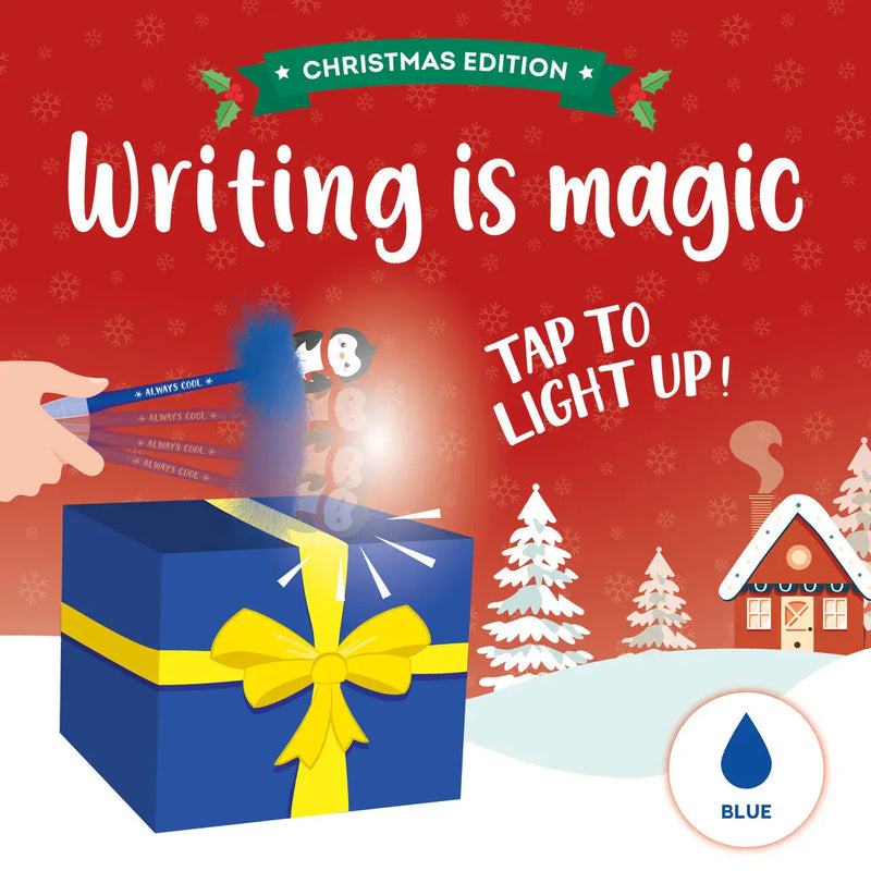 Legami CHRISTMAS - WRITING IS MAGIC Balpen met lichtje, Penguin
