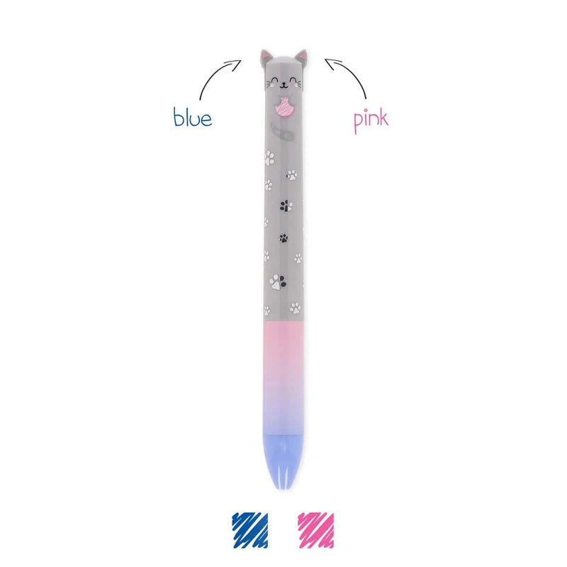 Legami CLICK & CLACK Tweekleurige balpen, Kitty