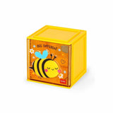 Legami CUTIE CUBE Stapelbaar Bureau Opbergdoosje, Bee