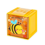 Legami CUTIE CUBE Stapelbaar Bureau Opbergdoosje, Bee