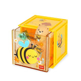 Legami CUTIE CUBE Stapelbaar Bureau Opbergdoosje, Bee