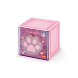 Legami CUTIE CUBE Stapelbaar Bureau Opbergdoosje, Kitty