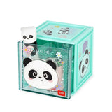 Legami CUTIE CUBE Stapelbaar Bureau Opbergdoosje, Panda