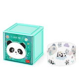 Legami CUTIE CUBE Stapelbaar Bureau Opbergdoosje, Panda