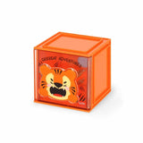 Legami CUTIE CUBE Stapelbaar Bureau Opbergdoosje, Tiger