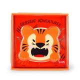 Legami CUTIE CUBE Stapelbaar Bureau Opbergdoosje, Tiger