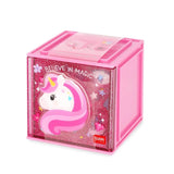 Legami CUTIE CUBE Stapelbaar Bureau Opbergdoosje, Unicorn
