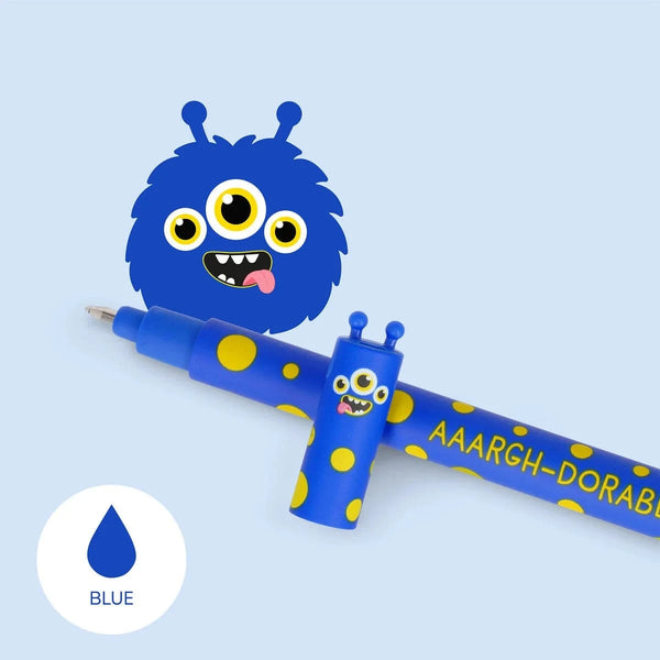 Legami Erasable Gel Pen, Monster