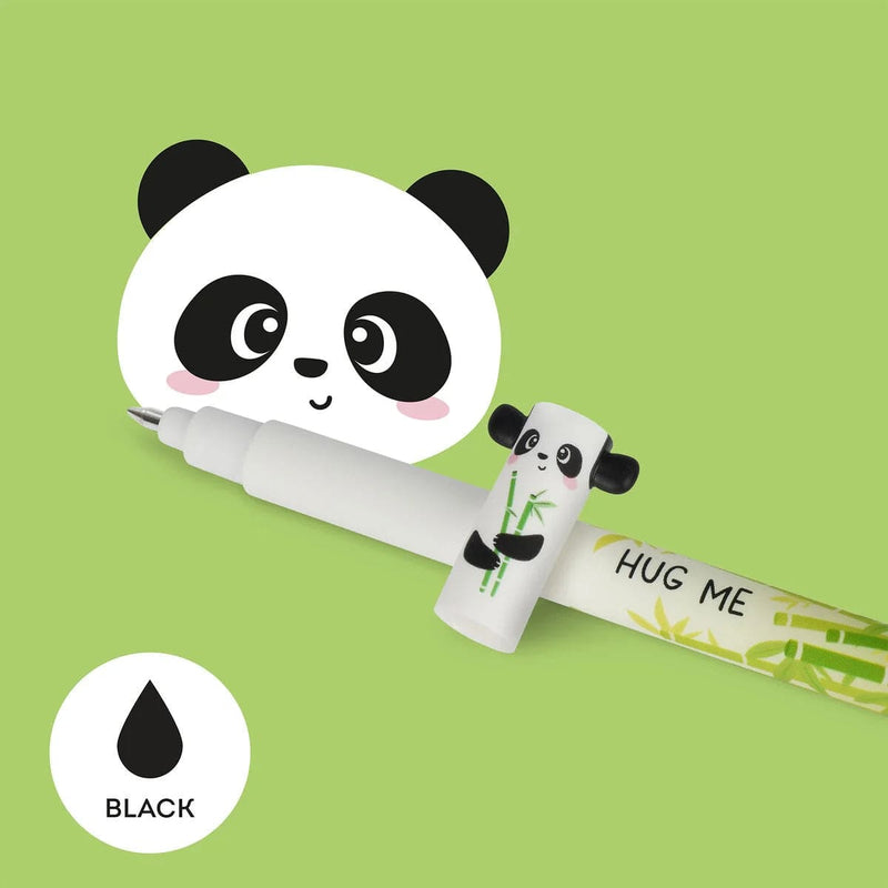 Legami Erasable Gel Pen, Panda