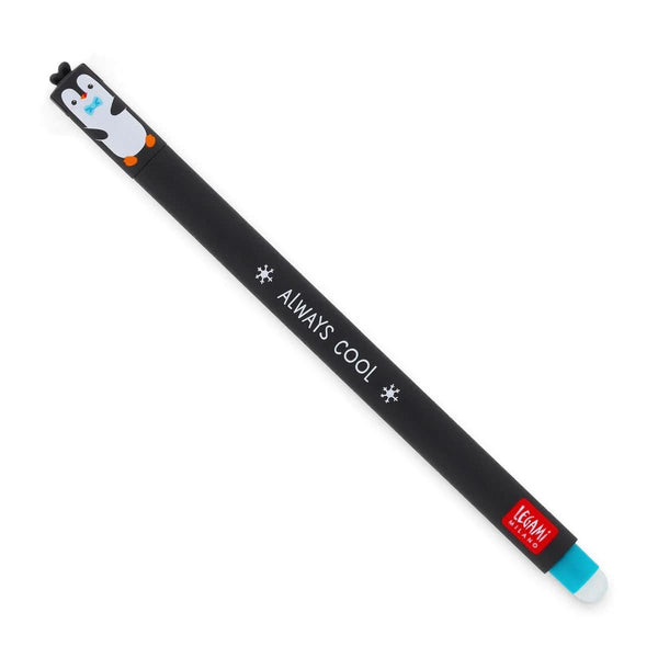 Legami Erasable Gel Pen, Penguin