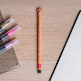 Legami FUR-EVER FRIENDS Erasable Gel Pen set van 3,  Golden + Buldogg + Poodle