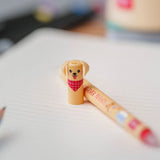 Legami FUR-EVER FRIENDS Erasable Gel Pen set van 3,  Golden + Buldogg + Poodle