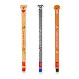 Legami FUR-EVER FRIENDS Erasable Gel Pen set van 3,  Golden + Buldogg + Poodle