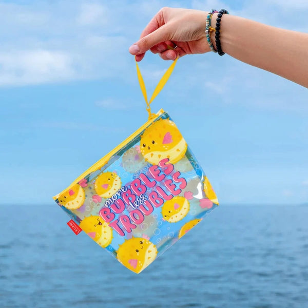 Legami GOOD VIBES Beach Pouch, Pufferfish
