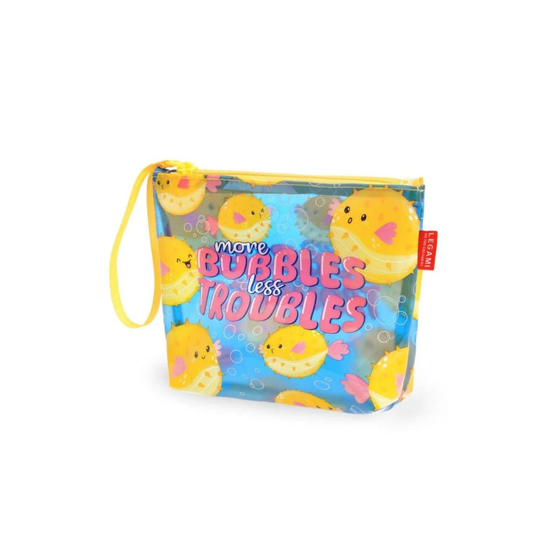 Legami GOOD VIBES Beach Pouch, Pufferfish