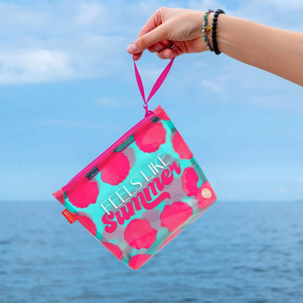 Legami GOOD VIBES Beach Pouch, Seashell