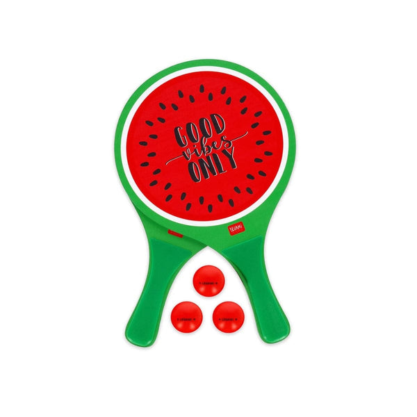 Legami GOOD VIBES Beach Rackets, Watermelon