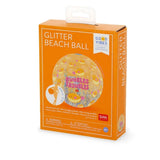 Legami GOOD VIBES Opblaasbare Glitter Strandbal, Pufferfish