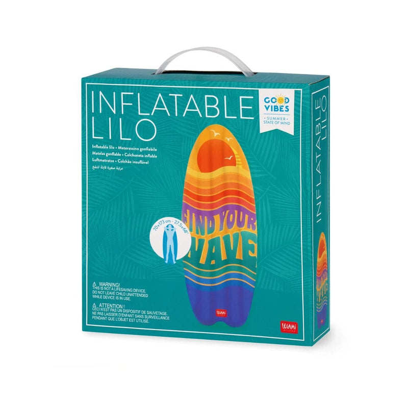 Legami GOOD VIBES Opblaasbare Lilo Luchtmatras, Waves