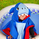 Legami GOOD VIBES Poncho Handdoek voor kinderen, Shark