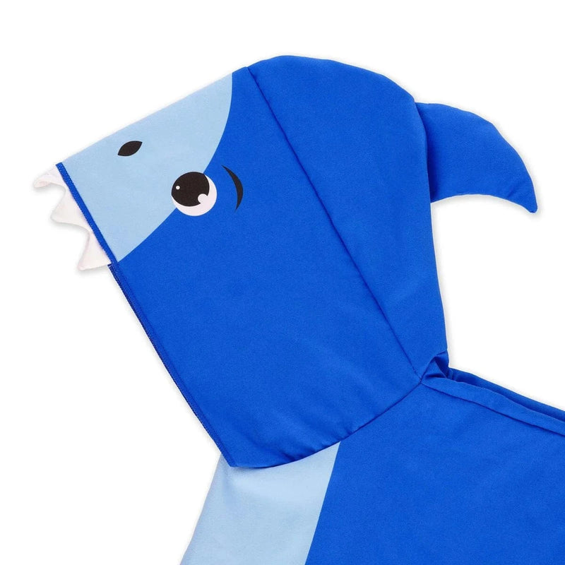 Legami GOOD VIBES Poncho Handdoek voor kinderen, Shark