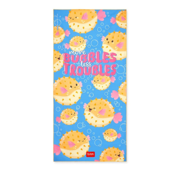 Legami GOOD VIBES Strandhanddoek, Pufferfish