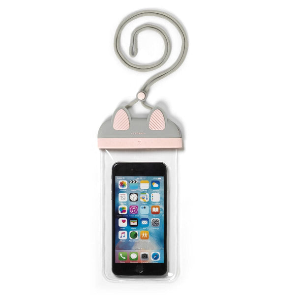Legami GOOD VIBES Waterdichte Smartphone Pouch, Kitty