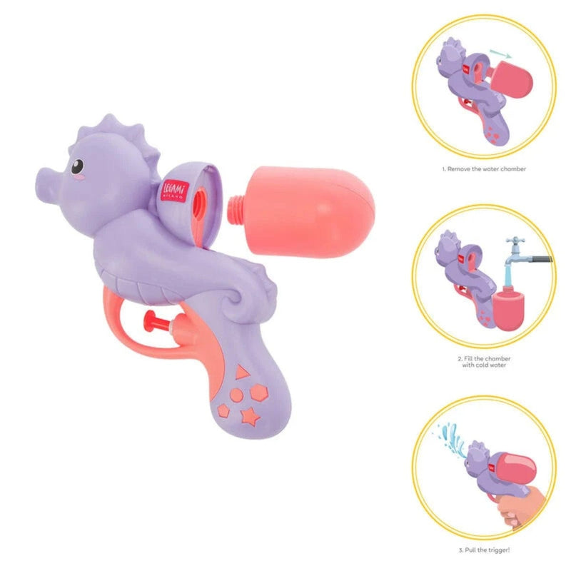Legami GOOD VIBES Waterpistool, Seahorse