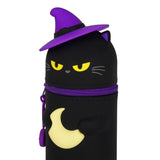 Legami HALLOWEEN 2-in-1 Soft Siliconen Pennenzak - Kawaii, Black Kitty