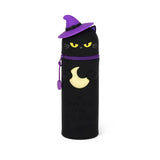 Legami HALLOWEEN 2-in-1 Soft Siliconen Pennenzak - Kawaii, Black Kitty