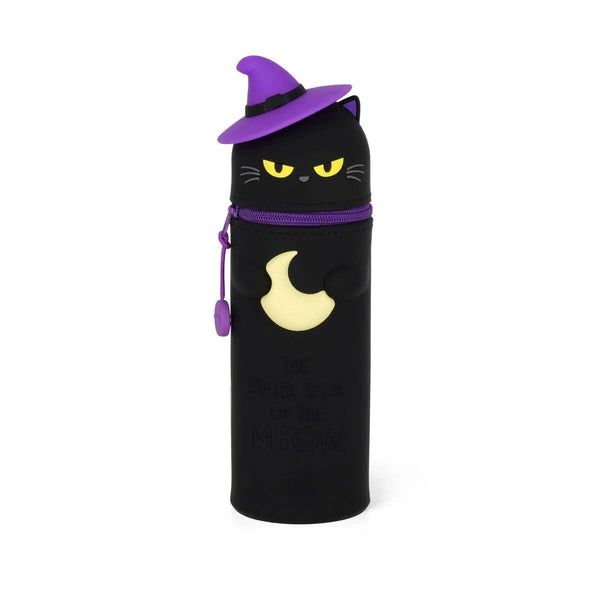 Legami HALLOWEEN 2-in-1 Soft Siliconen Pennenzak - Kawaii, Black Kitty