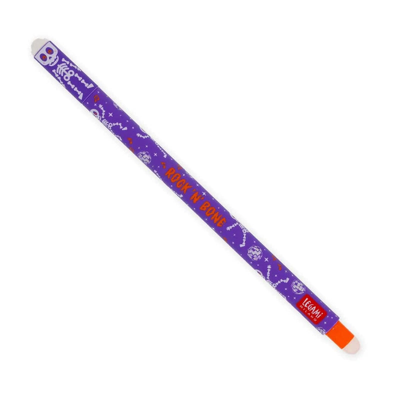Legami HALLOWEEN Erasable Gel Pens - Set van 3, The Boo Crew - Zombie + Skeleton + Kitty Witch