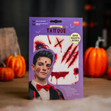 Legami HALLOWEEN Set van 10 tijdelijke Tattoos, Creepy