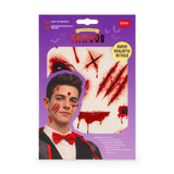 Legami HALLOWEEN Set van 10 tijdelijke Tattoos, Creepy