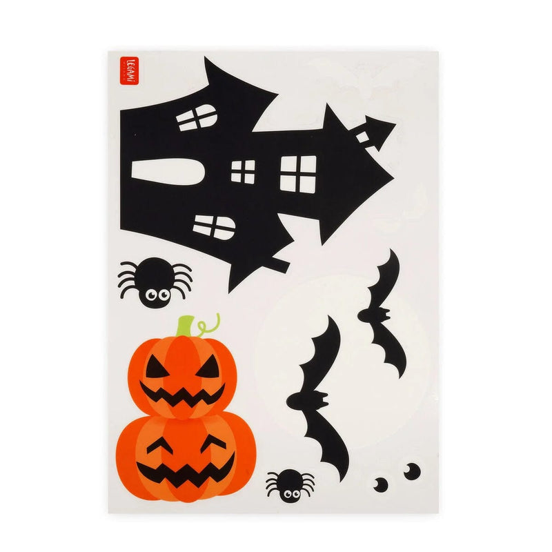 Legami HALLOWEEN Set van 35 statische Spooky raamstickers, Window-Wow