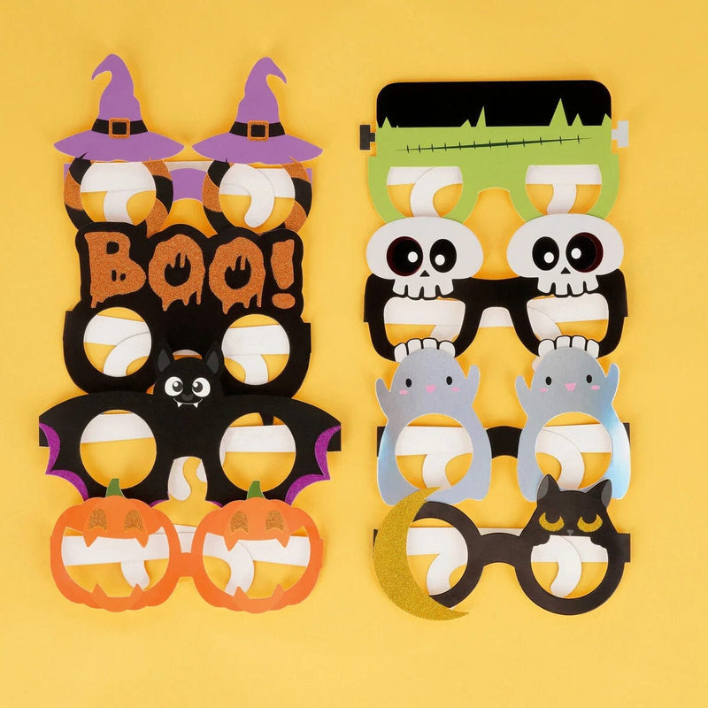 Legami HALLOWEEN Set van 8 papieren Spooky Brillen