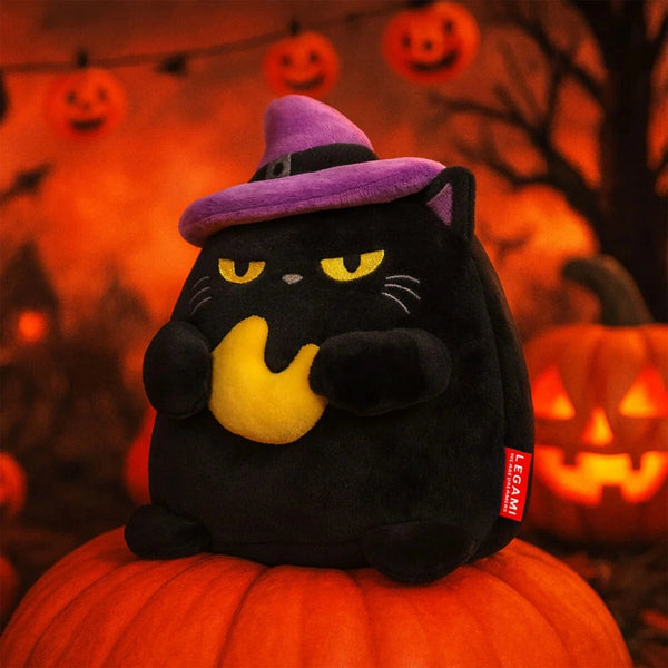 Legami HALLOWEEN SUPER SOFT Zachte knuffel, Black Kitty