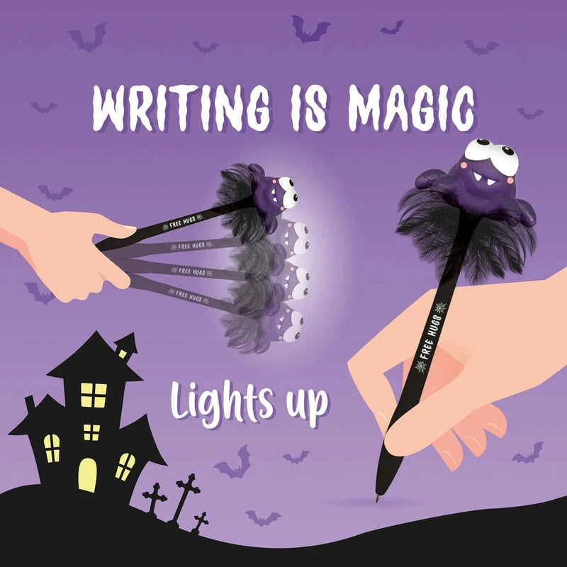 Legami HALLOWEEN - WRITING IS MAGIC Balpen met lichtje, Spider