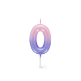Legami HAPPY BIRTHDAY Verjaardags Taart kaars Cijfer 0, Roze