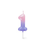 Legami HAPPY BIRTHDAY Verjaardags Taart kaars Cijfer 1, Roze
