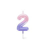 Legami HAPPY BIRTHDAY Verjaardags Taart kaars Cijfer 2, Roze