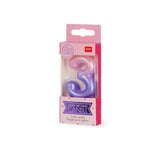 Legami HAPPY BIRTHDAY Verjaardags Taart kaars Cijfer 3, Roze