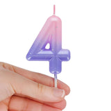 Legami HAPPY BIRTHDAY Verjaardags Taart kaars Cijfer 4, Roze