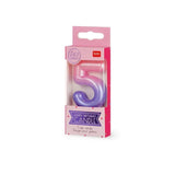 Legami HAPPY BIRTHDAY Verjaardags Taart kaars Cijfer 5, Roze