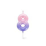 Legami HAPPY BIRTHDAY Verjaardags Taart kaars Cijfer 8, Roze